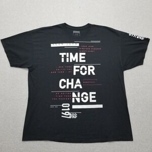 Sean John Shirt Mens 3XL Big Black Short Sleeve‎ Round Neck Casual Cotton